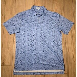 Peter Millar Men's Medium ATX Texas Polo Golf Shirt